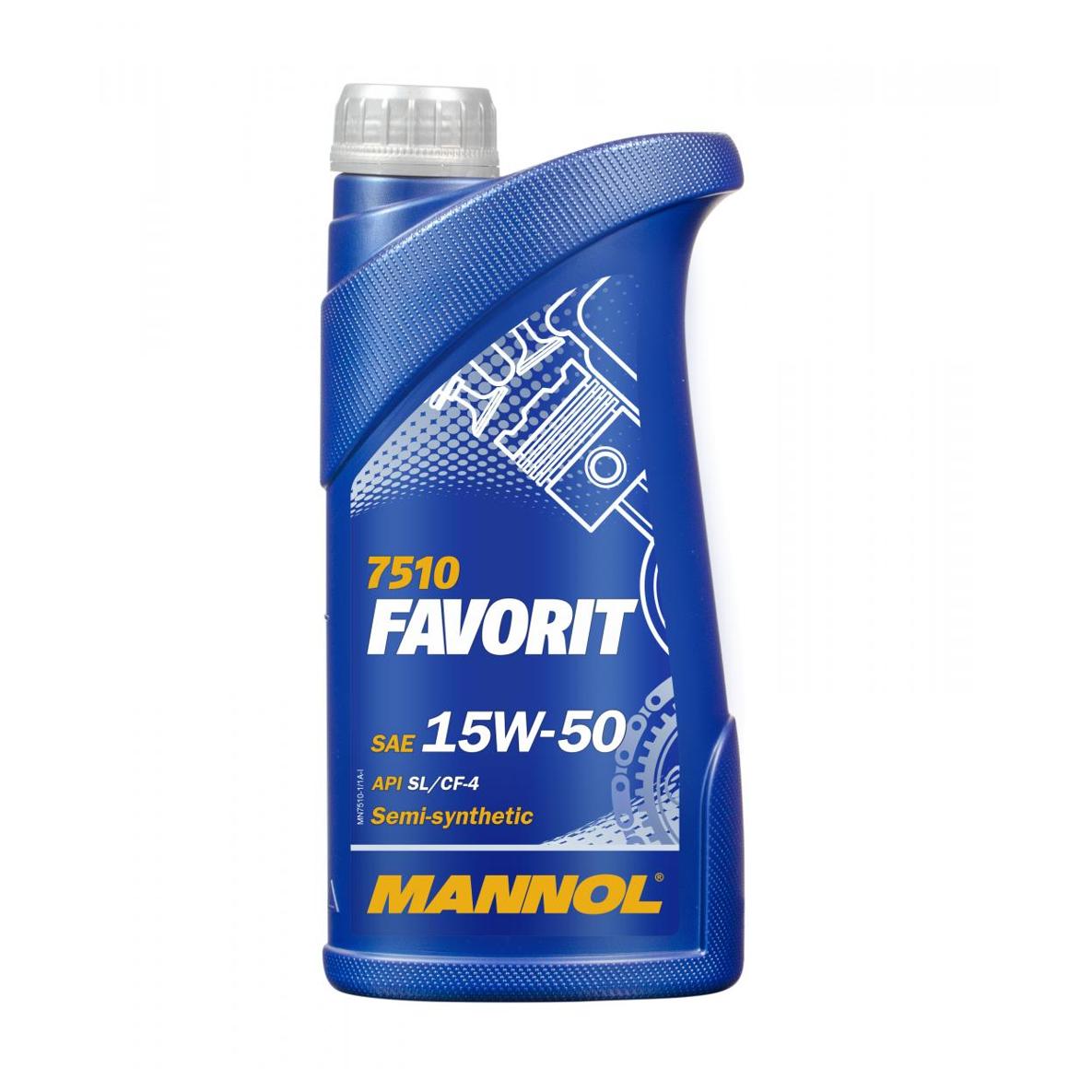Favorit 15w50 sg/cd 1л. - Mannol MN75101