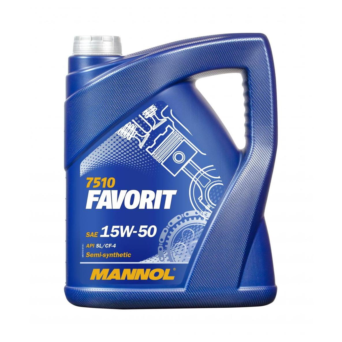 Favorit 15w50 sg/cd 5л. - Mannol MN75105