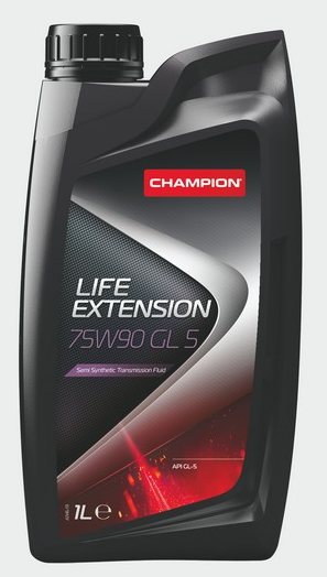 75w-90 life extension GL5 1L (полусинт. трансм. масло) - Champion 8203701