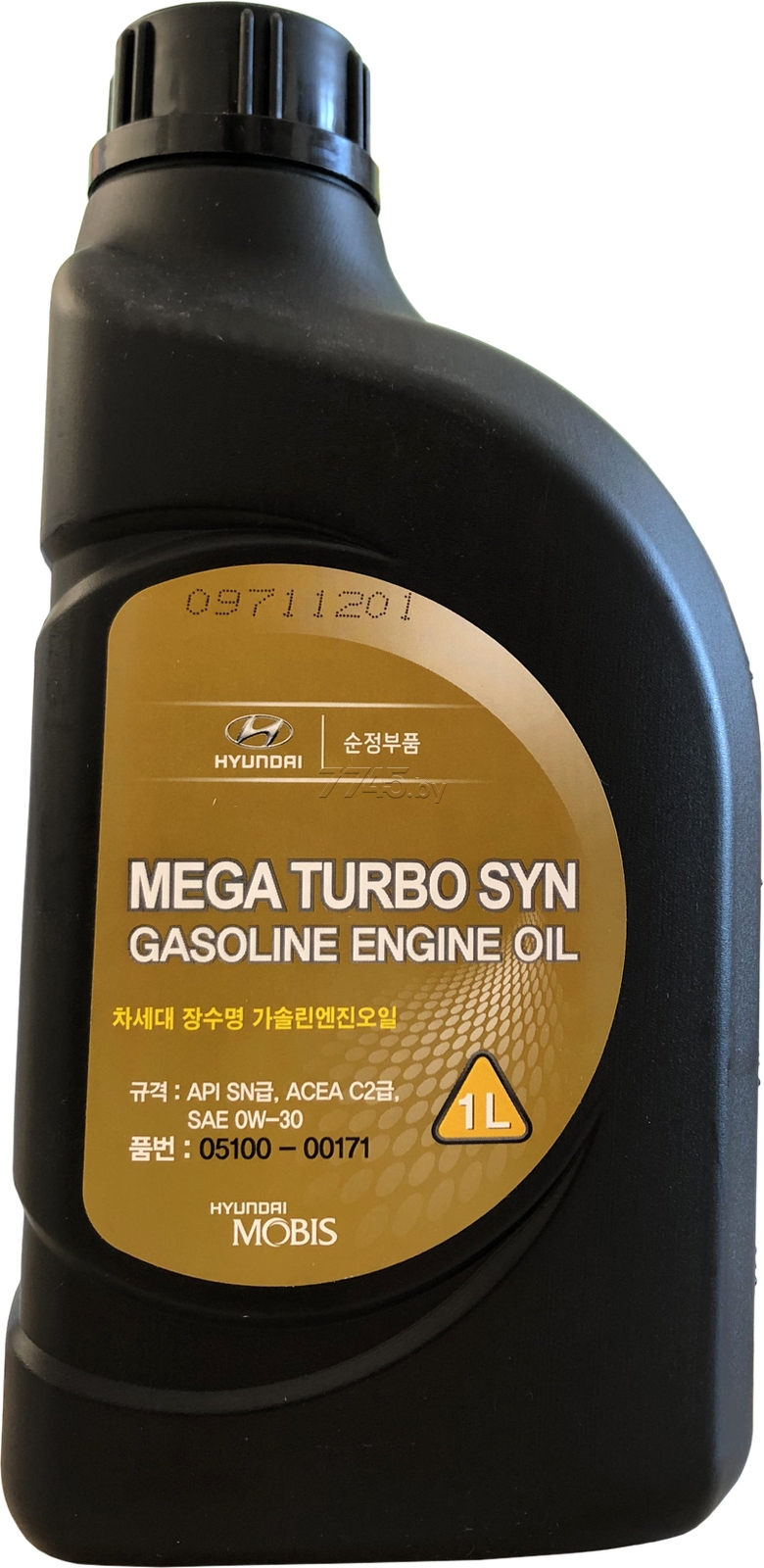 0w-30 Mega Turbo Syn API SN, acea C2, 1л (синт. мотор. масло) - Hyundai/Kia 05100-00171