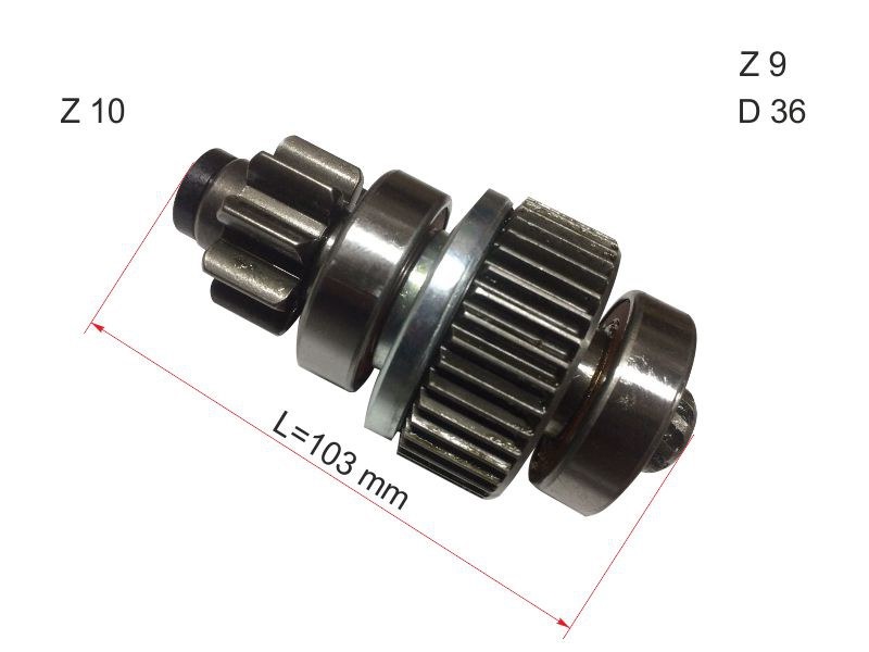 Бендикс toyota avensis verso,rav4,town,estim 1cdftv,1-3c# 12v 2.2kw - SAT ST-28011-64020