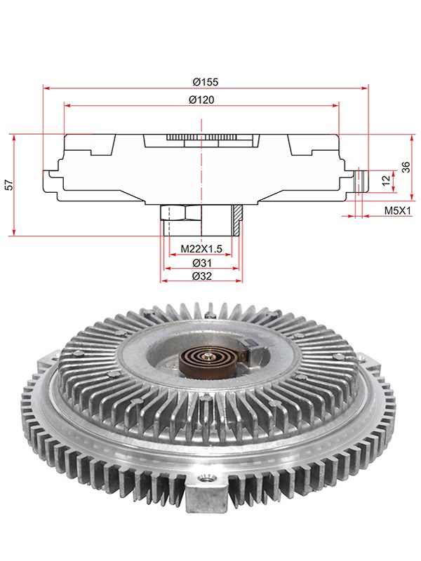Вискомуфта audi a4 97-04/a6 97-05/a8 97-02/skoda superb 01-08/vw pas98-05 2,5d - SAT ST-059121350H