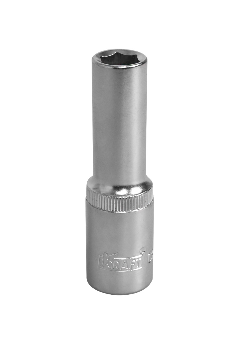 Головка торцевая глубокая шестигранная 1/2 11 мм Кraft 700375 в - KRAFT KT 700375