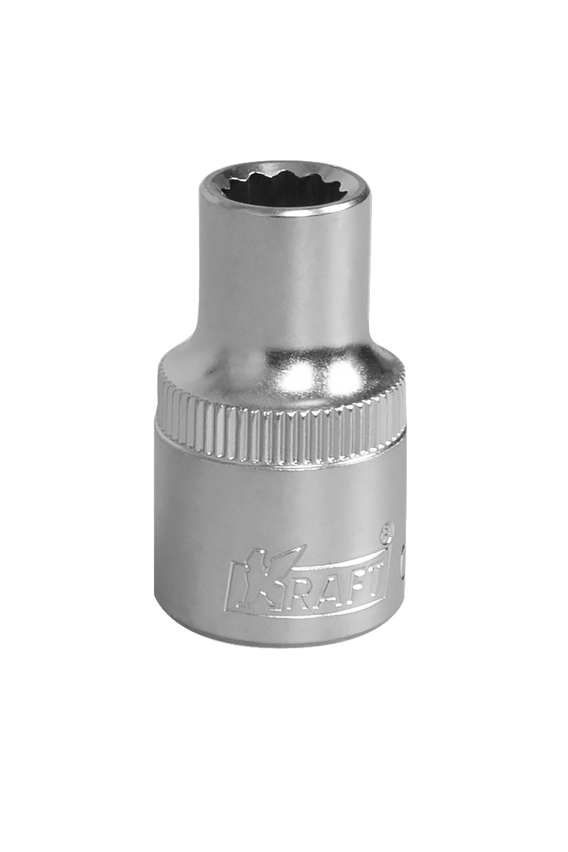 Головка торцевая стандартная двенадцатигранная 1/2 9 мм Кraft 700342 - KRAFT KT 700342
