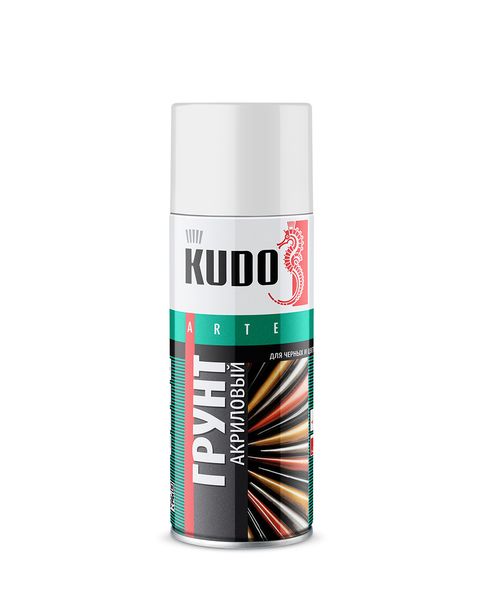 KU 2104 Грунт акриловый универсальный белый 520 мл.(12 шт/кор) - KUDO KU2104