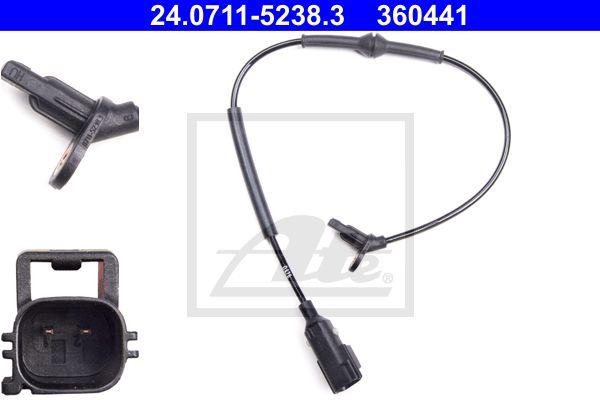 Датчик abs задний!  jaguar f-type/xf serie/xk/xj 09> - ATE 24071152383
