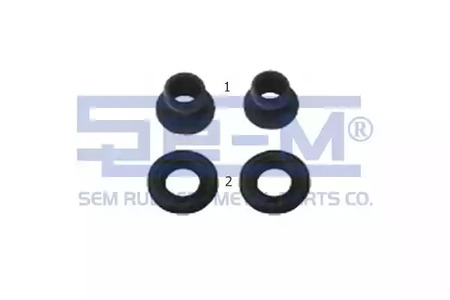 Втулка тяги КПП для автомобилей Scania 4s/R-series (комплект 4 шт) - SEM LASTIK 10965