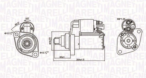 Стартер - Magneti Marelli 063721347010