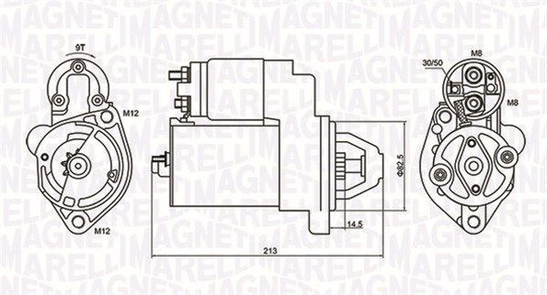 Стартер - Magneti Marelli 063720612010