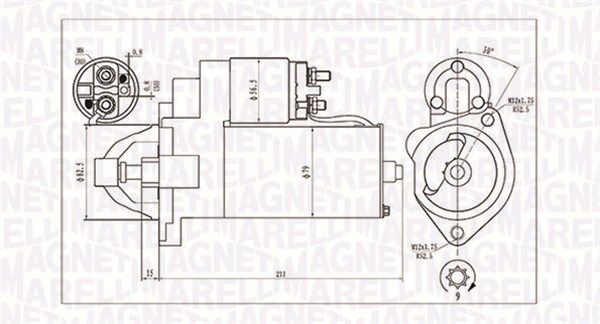 Стартер - Magneti Marelli 063720624010