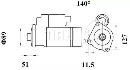 Стартер - Knecht MS 769