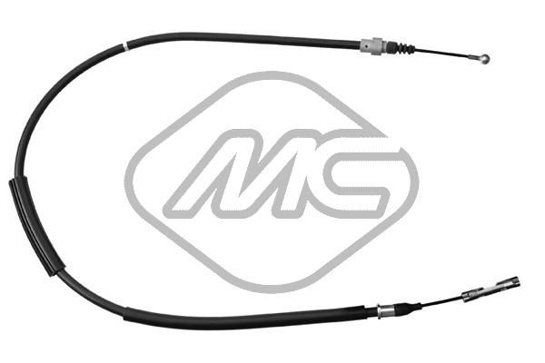Трос ручника audi A2 ALL (disc brake) (ch. 8z41000001 ) SX l | зад | - Metalcaucho 80585