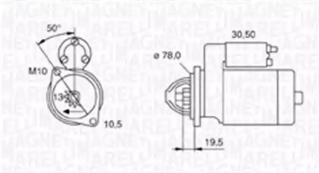 Стартер - Magneti Marelli 063721158010