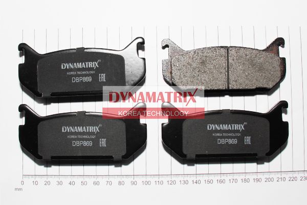 Комплект колодок для дисковых тормозов | зад | - DYNAMATRIX DBP869