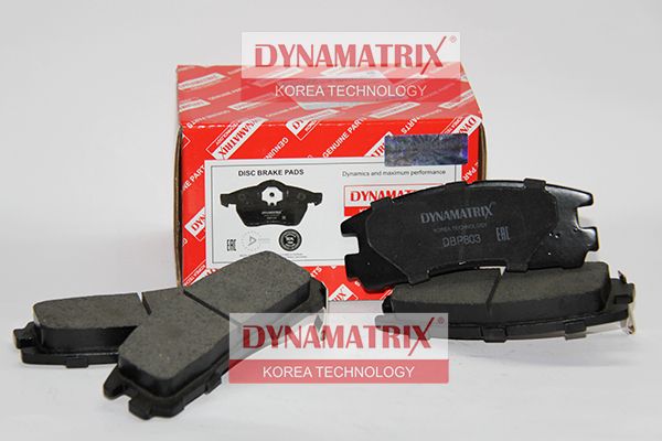 Комплект колодок для дисковых тормозов | зад | - DYNAMATRIX DBP803