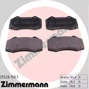Комплект тормозных колодок | зад | - Zimmermann 25528.150.1