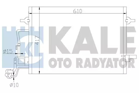 Конденсатор - Kale oto Radyator 342920