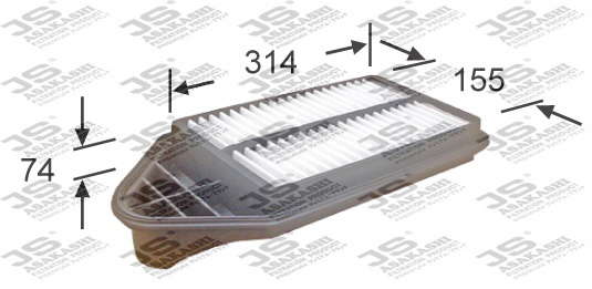 Фильтр воздушный - JS Asakashi A9510