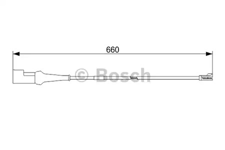 Датчик износа тормозных колодок - Bosch 1 987 473 575