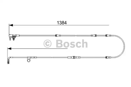 Датчик износа тормозных колодок Bosch                1 987 473 582