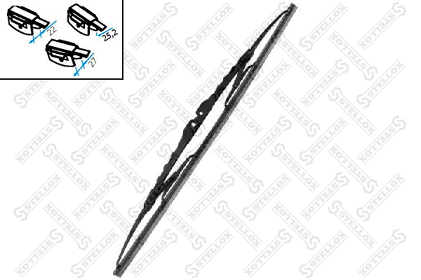 Щетка стеклоочистителя tir1000 1000mm Un - Stellox 87-00816-SX