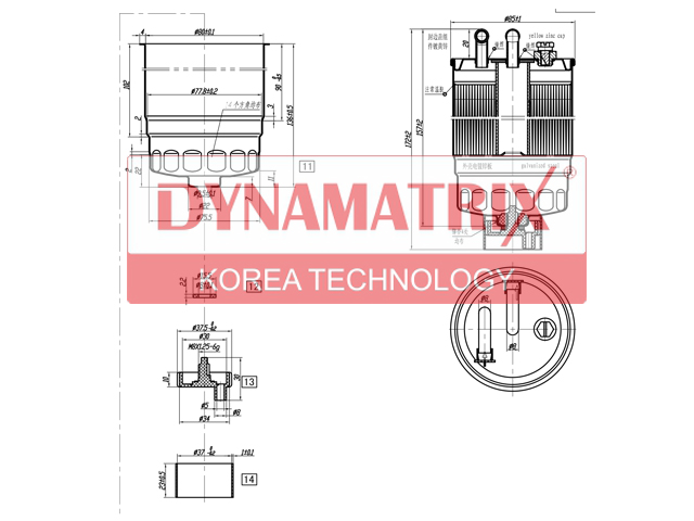 Фильтр топливный - DYNAMATRIX DFFL41