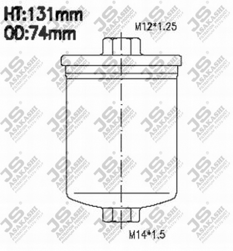 Фильтр топливный - JS Asakashi FS2010