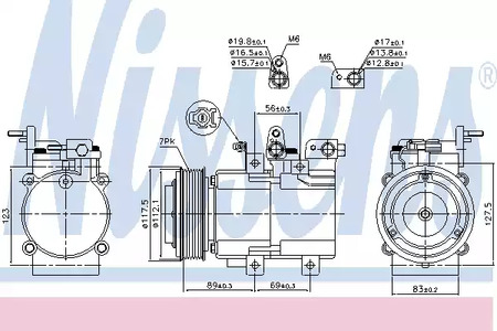 Компрессор - Nissens 890395