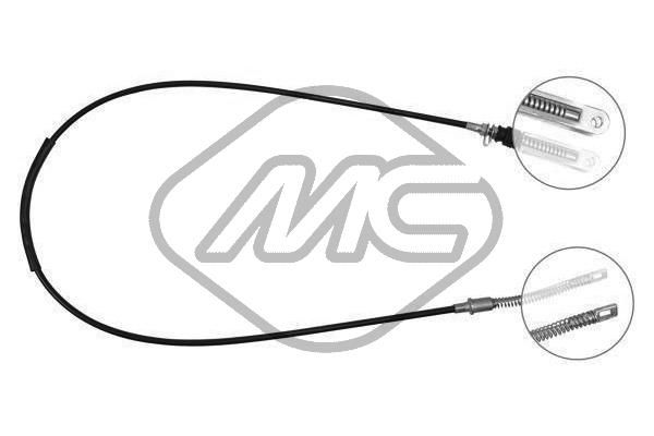 Трос ручника santana sj410/3 mod. japan dx/sx-rh/lh | зад | - Metalcaucho 83974