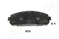 Комплект тормозных колодок | перед | - Japanparts PA-925AF