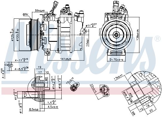 Компрессор - Nissens 89488