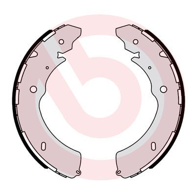 Комлект тормозных накладок | зад | - Brembo S 34 508