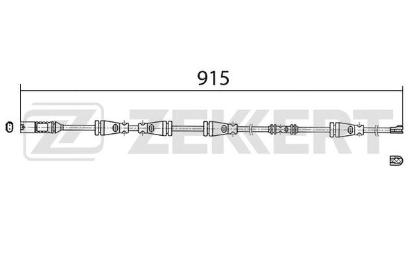 Датчик износа тормозных колодок bmw 5 f10 09- 6 f12 10- 6 f13 11- Zekkert BS-8021 БМВ 686₽