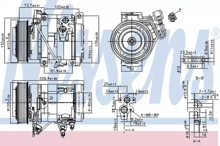 Компрессор - Nissens 890332
