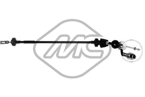 Трос сцепления 205 diesel ALL cambio BE3 - Metalcaucho 80038