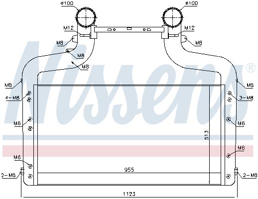 Теплообменник - Nissens 96083