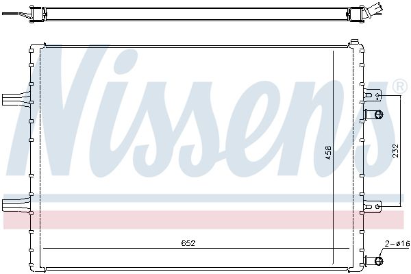 Теплообменник - Nissens 60368