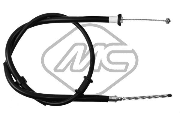 Трос ручника 500 (new) 1/2-1/3mjt sx-lh | зад | - Metalcaucho 81374