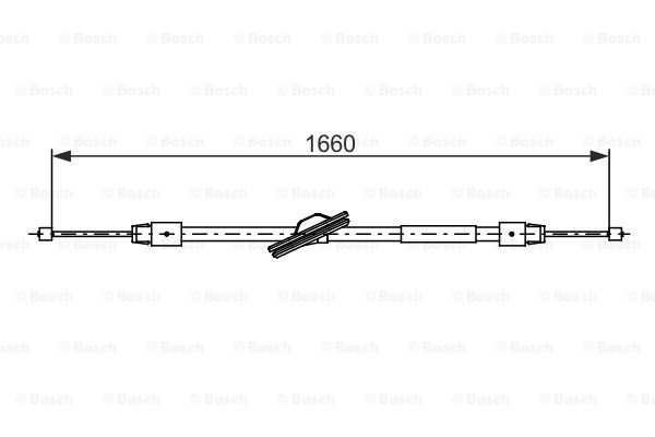 Трос - Bosch 1 987 482 784