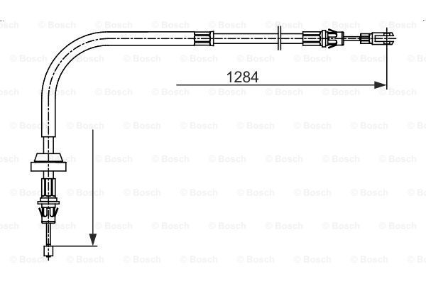 Трос - Bosch 1 987 482 756
