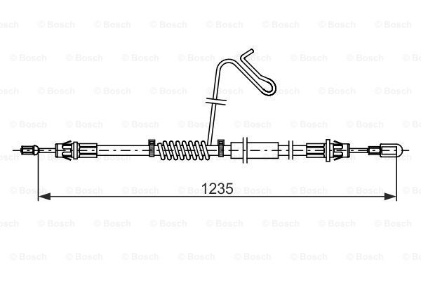 Трос - Bosch 1 987 482 778