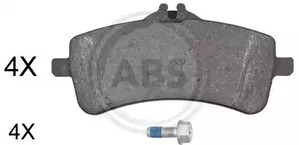 Комплект тормозных колодок - ABS 35076