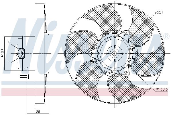 Вентилятор - Nissens 85900