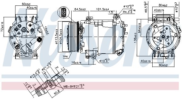 Компрессор - Nissens 89481