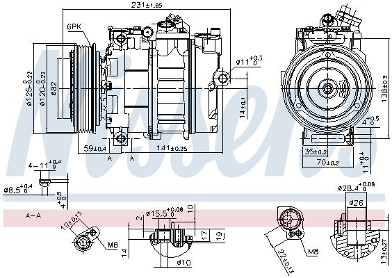 Компрессор - Nissens 89487