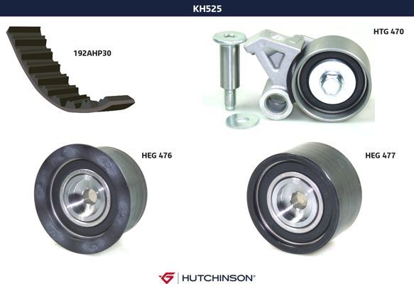 Ременный комплект - Hutchinson KH 525