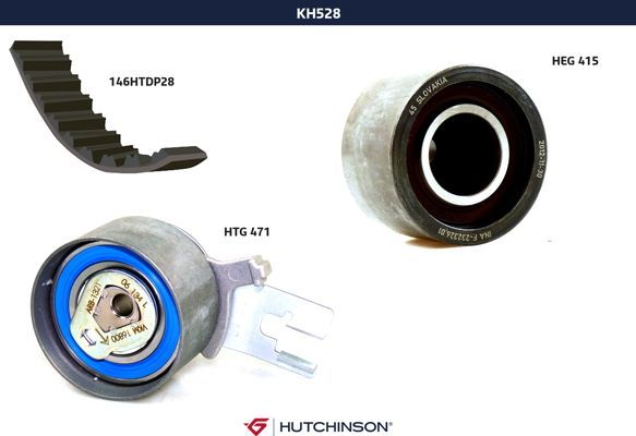 Ременный комплект - Hutchinson KH 528