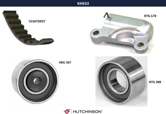 Ременный комплект - Hutchinson KH 533