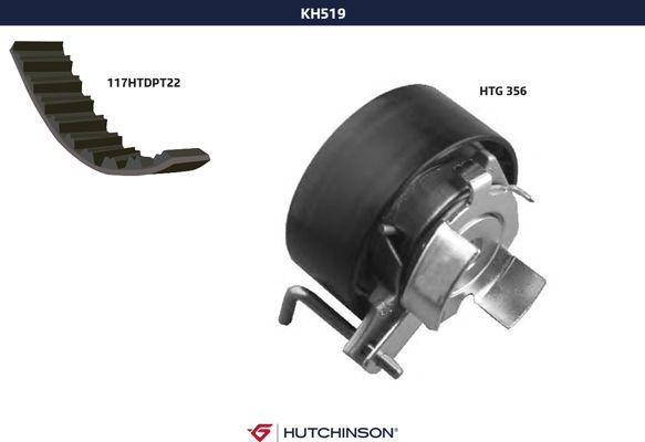 Ременный комплект - Hutchinson KH 519