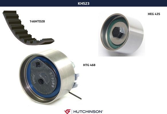 Ременный комплект - Hutchinson KH 523